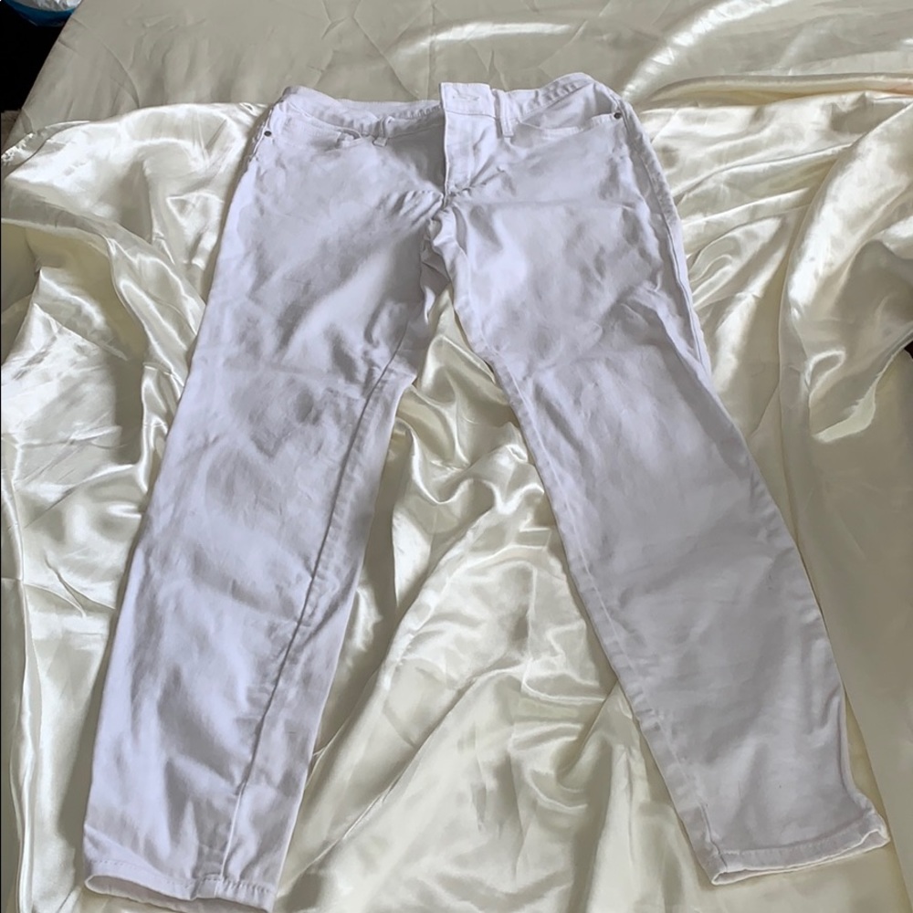 White jeans